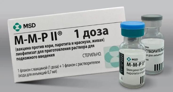 Вакцина M-M-P II в детском медицинском центре "Забота"